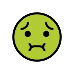 Nauseated Face SVG Icon